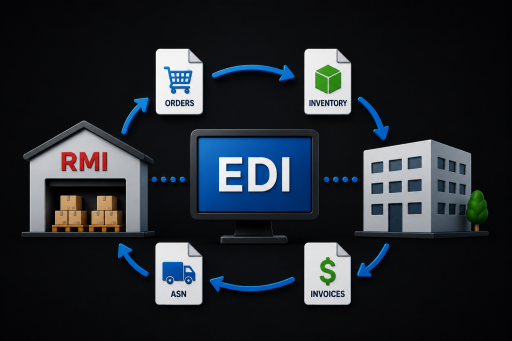 Icon representing EDI capabilities at Ralph Moyle, Inc.